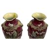 Image 6 : Japanese Pigeon Blood Satsuma-Style Vases