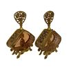 Image 4 : Hollywood Regency Ormolu Filigree Perfume Bottles