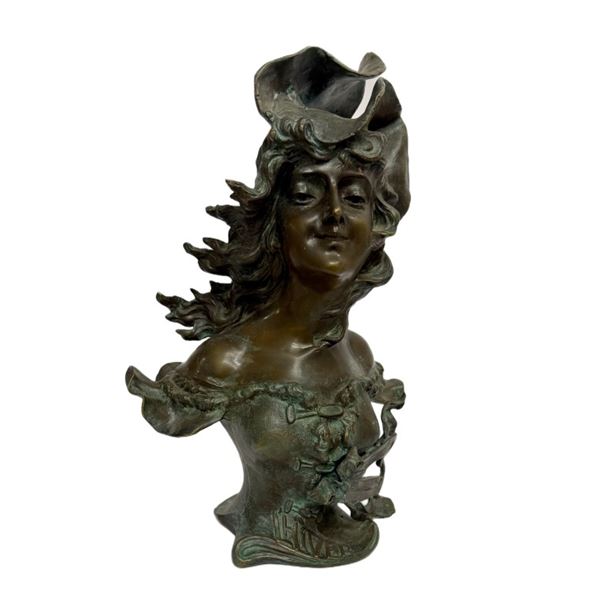 Franz Iffland - Art Nouveau Bronze "L'hiver"