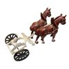 Image 10 : Cast Iron Schultz Beer & Ale Horse with Cart