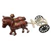 Image 11 : Cast Iron Schultz Beer & Ale Horse with Cart