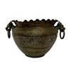 Image 2 : Antique Indian Engraved Brass Planter Pot