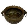 Image 4 : Antique Indian Engraved Brass Planter Pot
