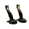 Image 3 : Petites Choses Gilt & Ebonized Figural Arm Hooks