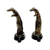 Image 5 : Petites Choses Gilt & Ebonized Figural Arm Hooks
