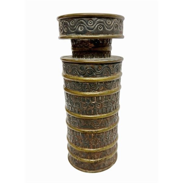 Mexican Archaic-Style Bronze Candlestick