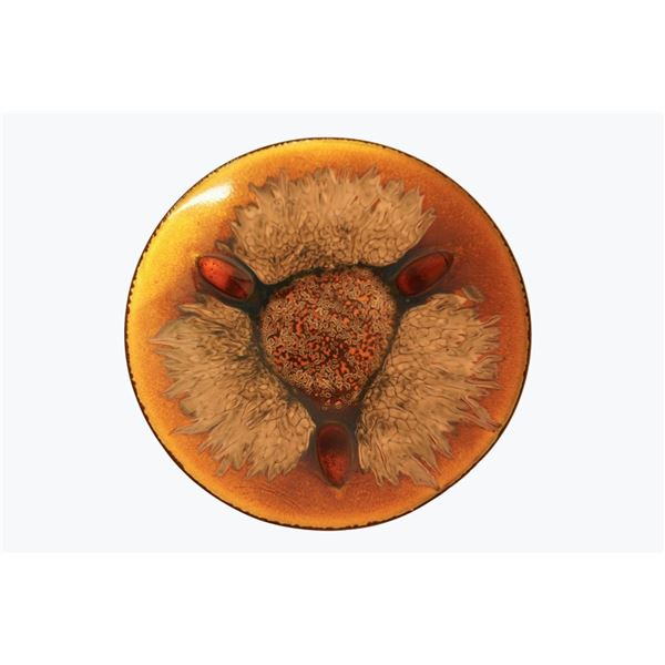 MCM Edward Star Enamel on Copper Dish