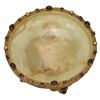 Image 3 : Gilt Brass & Onyx Jeweled Centerpiece