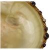 Image 5 : Gilt Brass & Onyx Jeweled Centerpiece