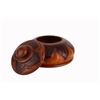 Image 2 : Lidded Cared Teak Round Box