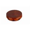 Image 3 : Lidded Cared Teak Round Box