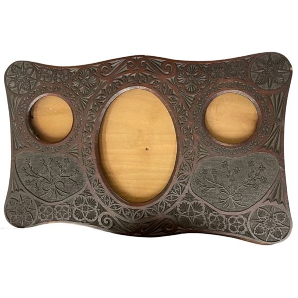 Art Nouveau Marriage Portrait Photo Frame