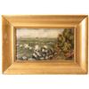 Image 1 : Gilt Framed Coastal Landscape Oil Painting