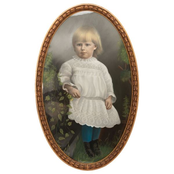 Pastel Portrait of a Young Child
