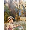 Image 3 : Alan Cote - Maiden in a Field Painting