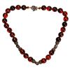 Image 1 : Judith Jack Sterling Amber Glass Bead Choker