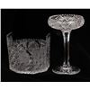 Image 2 : Two American Brilliant Clear Cut Glass Pieces