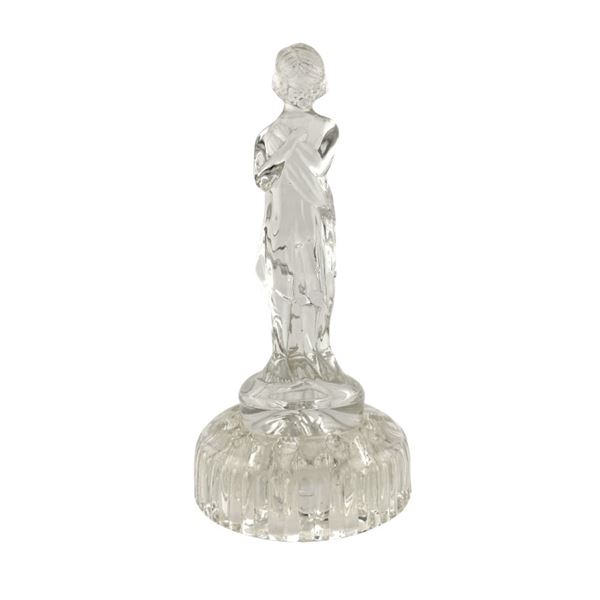 Cambridge Glass Flower Frog, Draped Lady