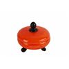 Image 1 : Loetz Tango Glass Lidded Art Deco Bomboniere