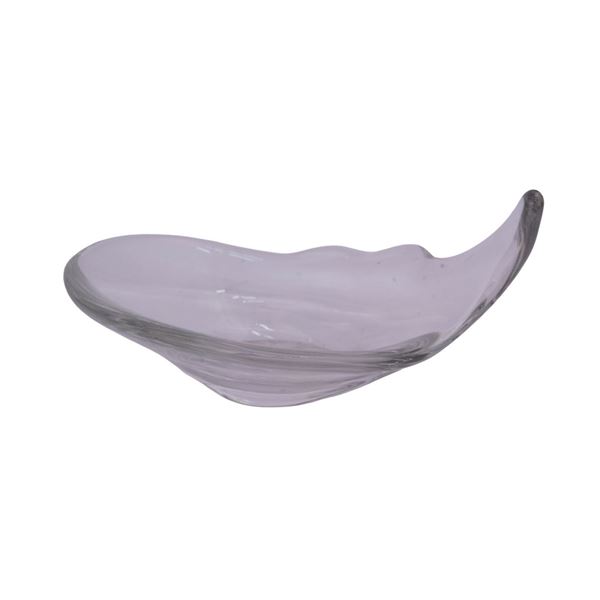 MCM Freeform Glass Bowl