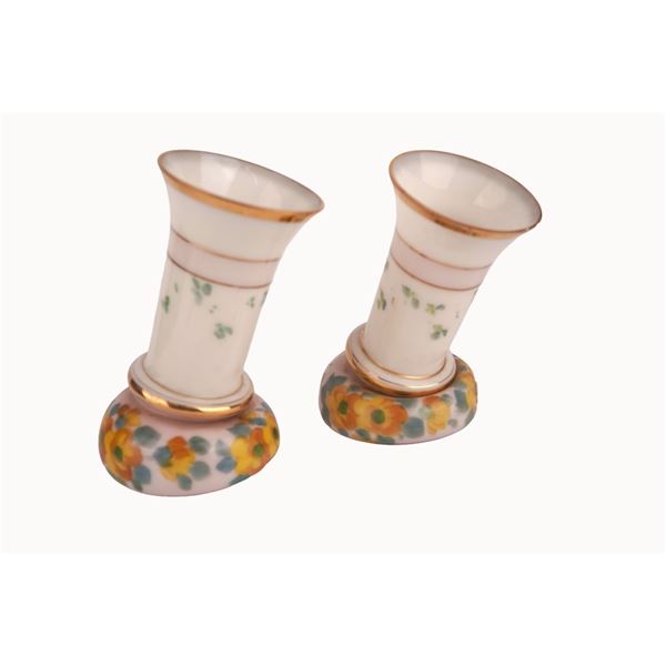 Opaline Glass Daisy Spill Vases