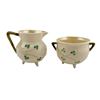 Image 1 : Belleek Shamrock Sugar Bowl & Creamer Set