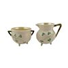 Image 3 : Belleek Shamrock Sugar Bowl & Creamer Set