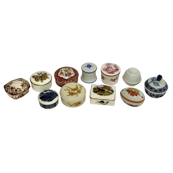 Fine Porcelain & Bone China Trinket Boxes