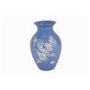 Image 1 : Stangl Pottery Floral Blue Glaze Vase