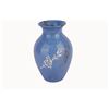 Image 2 : Stangl Pottery Floral Blue Glaze Vase