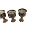 Image 4 : Studio Art Pottery Stoneware Goblets