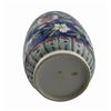Image 5 : Chinese Famille Rose Cobalt Blue Sgraffito Vase