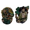 Image 1 : Chinese Shiwan-ware Ceramic Wall Pockets