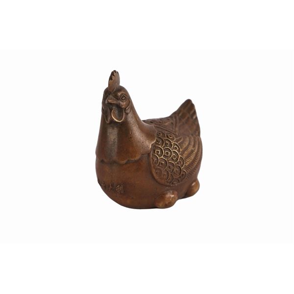 Chinese Bronze "Daji Dali" Feng Shui Rooster