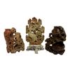 Image 1 : Chinese Hand-Carved Soapstone Sculptures