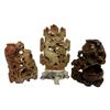 Image 2 : Chinese Hand-Carved Soapstone Sculptures