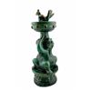 Image 3 : Chinese Mythological Figural Ceramic Candlestick