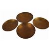 Image 1 : Chinese Brass Engraved Dragon Dishes