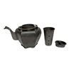 Image 13 : Chinese Qing Pewter Hexagonal Teapot