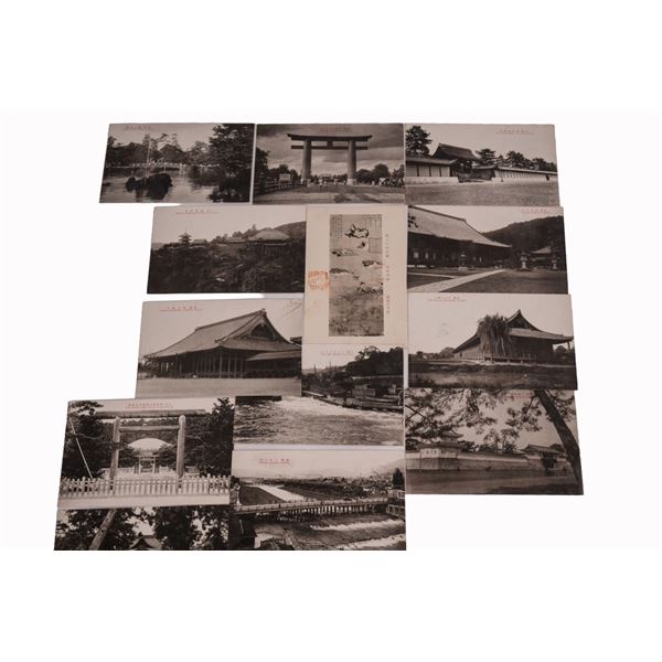 Vintage Japanese Commemorative Souvenir Postcards