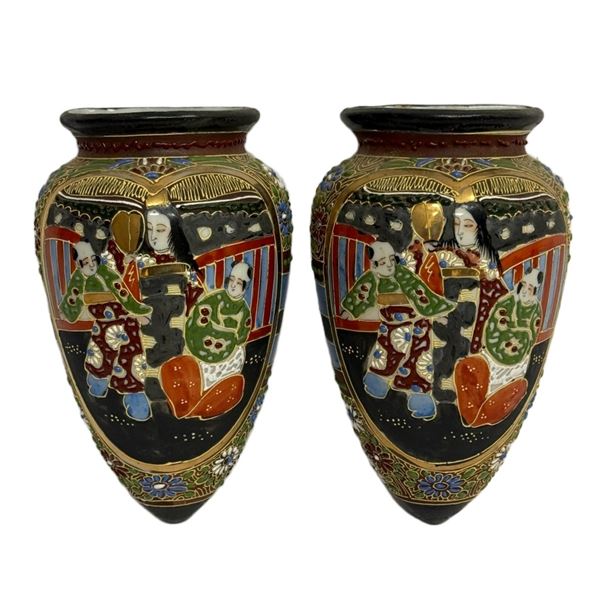 Japanese Takito Moriage Wall Pockets