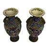 Image 2 : Japanese Satsuma Moriage Baluster Vases