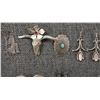 Image 3 : NAVAJO AND MEXICAN EARRINGS AND PIN