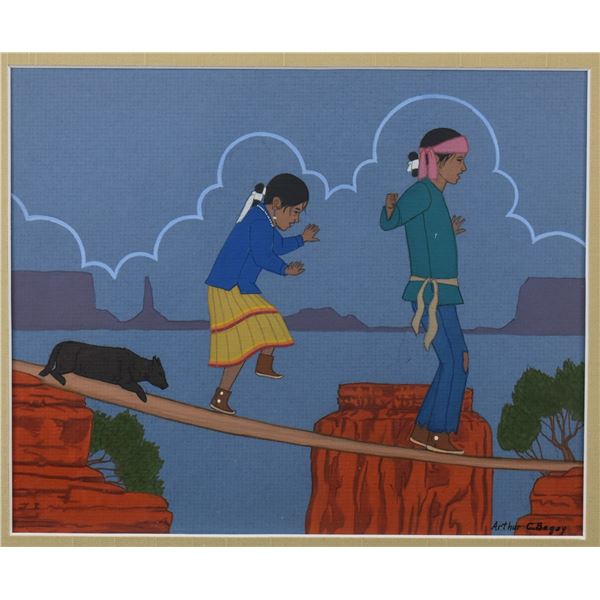 NAVAJO PAINTING (ARTHUR C BEGAY)