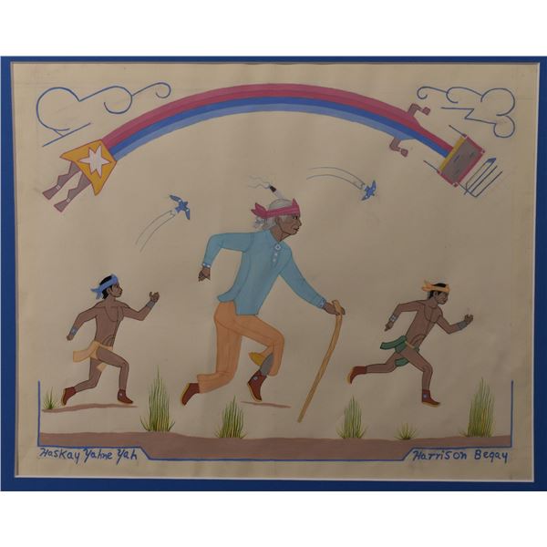 NAVAJO PAINTING (HARRISON BEGAY)