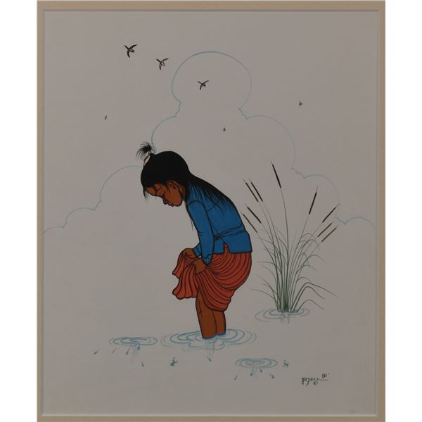 NAVAJO PAINTING (BEATIN YAZZ)