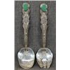 Image 1 : NAVAJO SILVER SALAD SET (DON PLATERO)