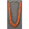 Image 1 : SANTA DOMINGO CORAL NECKLACE (JOE TORTALITA)