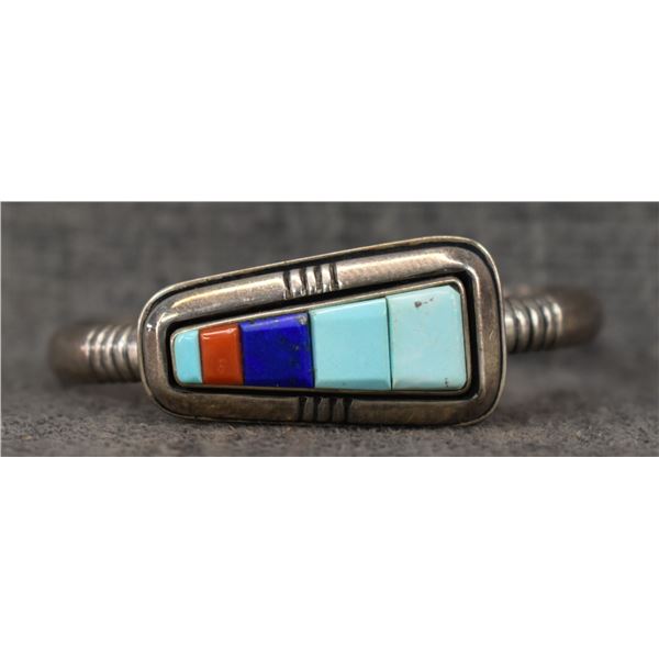 NAVAJO SILVER BRACELET (LEROY BEGAY)