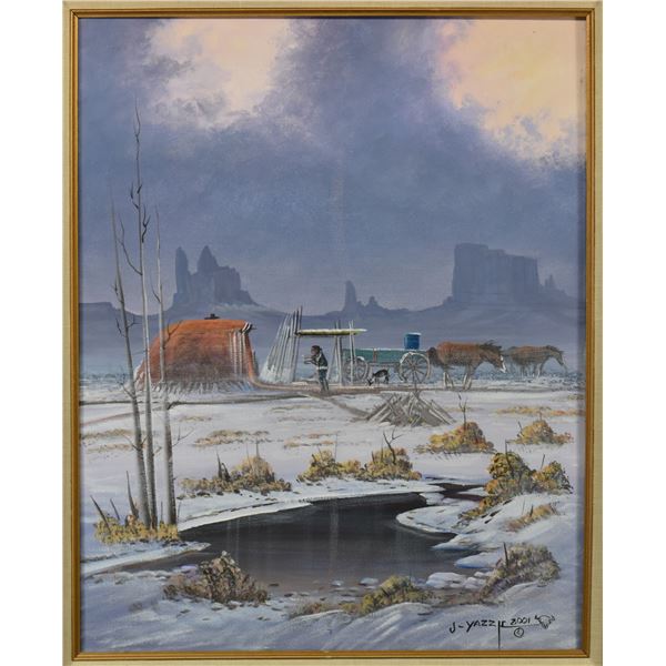 NAVAJO PAINTING (JOHNNY YAZZIE)